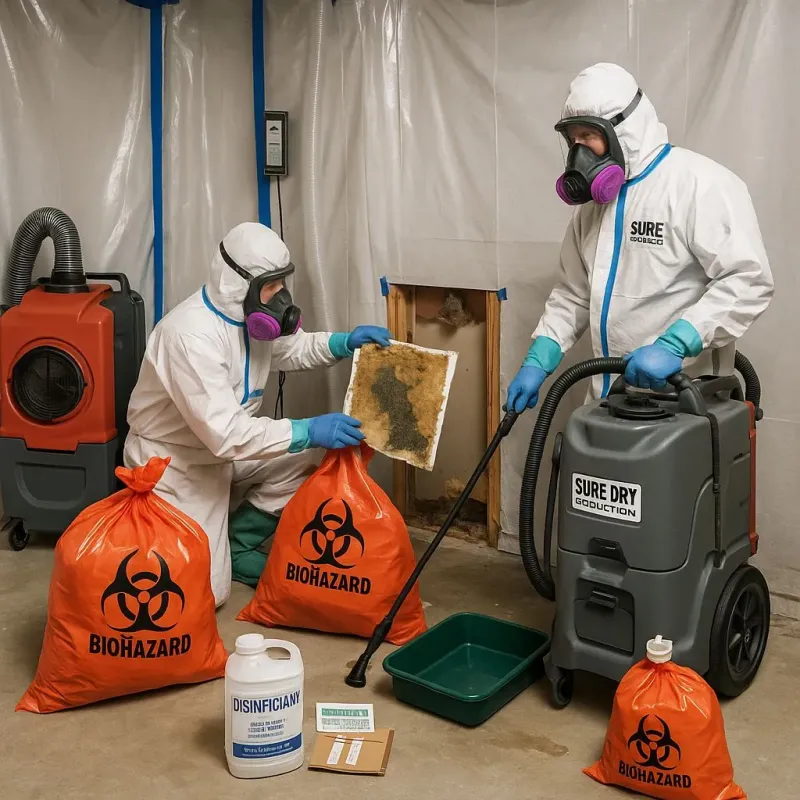 Contaminated Water Handling Protocols process in Thompson, ND