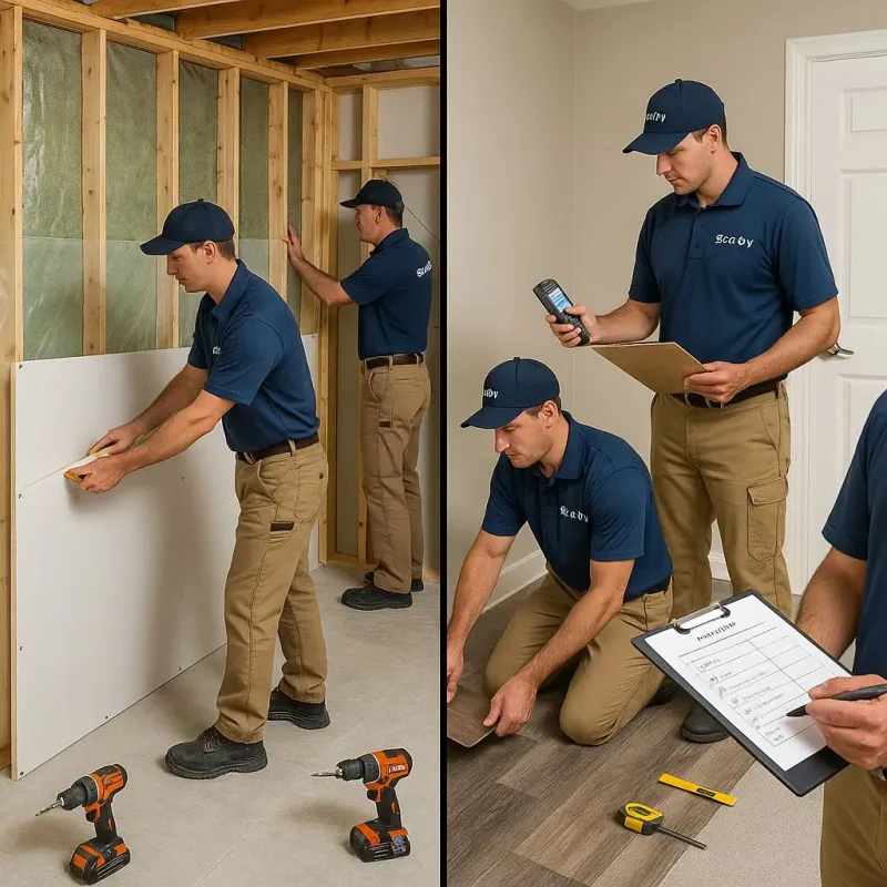Repairs and Reconstruction process in Thompson, ND